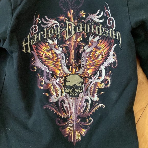 Harley Davidson womens XS sweatshirt with hoodie - Picture 9 of 11